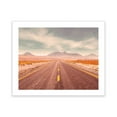 thumbnail image 1 of Wall Art Prints - Unframed HD Printed Travel Picture Poster Decorations for Home Decor Living Dining Bedroom Bathroom College Dorm Room by Humble Chic NY, Endless Highway, Sepia, Brown, Orange, Pink,, 1 of 6