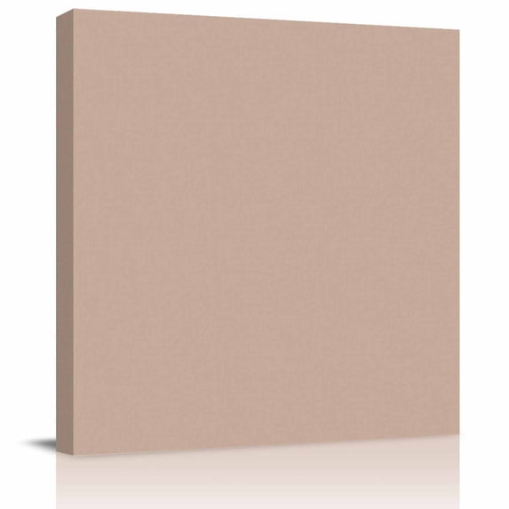 Wall Art Prints, Warm Beige Framed Canvas Prints for Bedroom Living Room Bathroom Office, Solid Color Farmhouse Beige Gallery Wrap Wall Art Poster for Gifts Home Decor 8"x8"