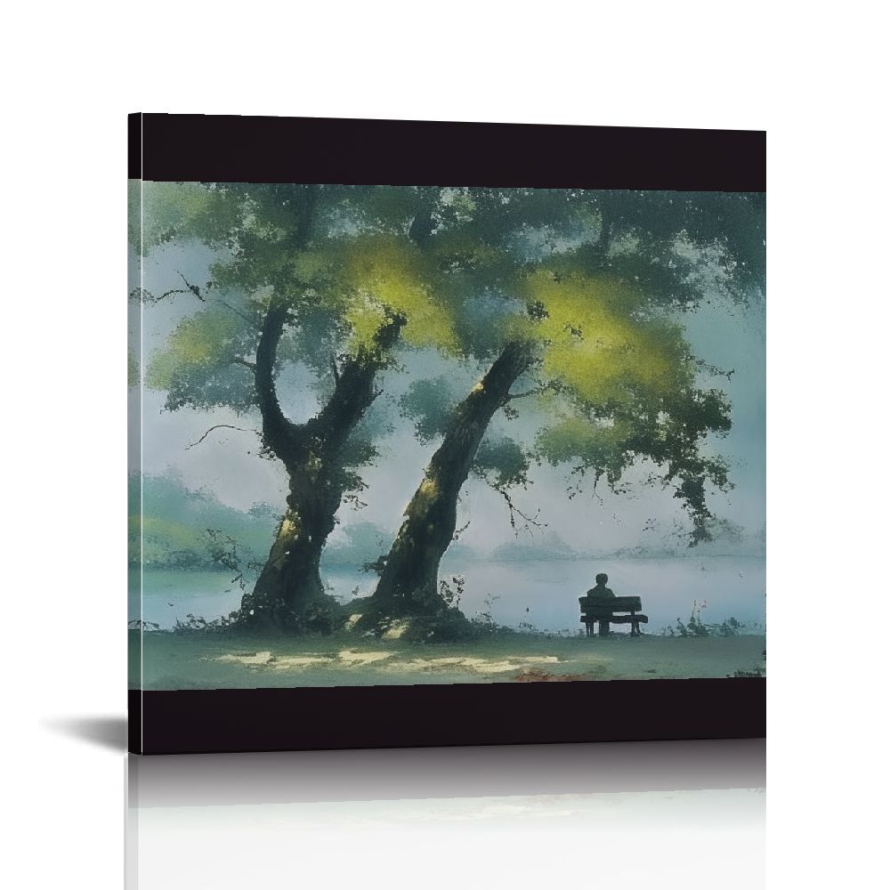 Wall Art for Bedroom,Watercolor Abstract Canvas Print , Modern Home