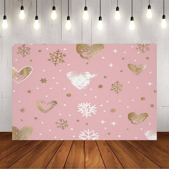 Wall Background Festival Party Decoration Activity Photo Booth Backdrop Props Line Heart Christmas (7) 7x5 ft