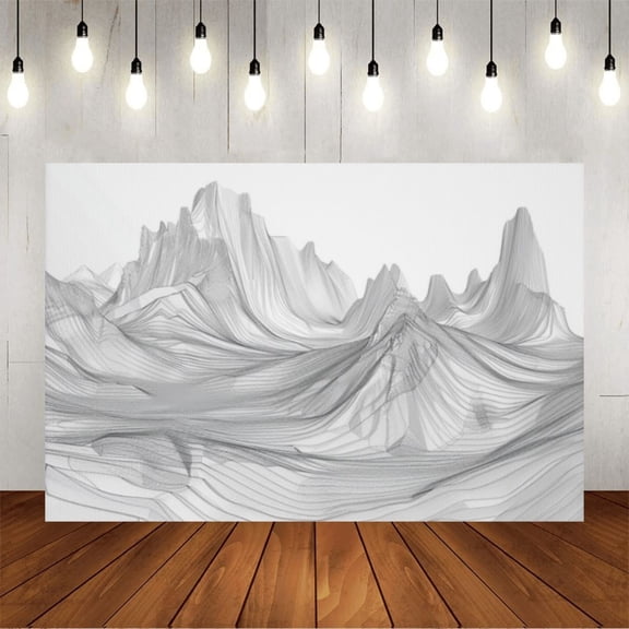 Wall Background Festival Party Decoration Activity Photo Booth Backdrop Props Mountain Arcs (3) 8x6 ft