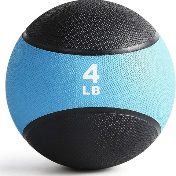 Wall Ball, Soft Leather Weighted Iron Sand Med Ball for Dynamic Multifunctional Exercise, 6lbs - 30lbs