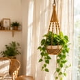 thumbnail image 1 of Wall Basket Storage, Boho Style Wall Hanging Woven Baskets Set, Macrame Plant Hanger, Hanging Fruit Baskets for Kitchen, Storage , Vegetable, Onion, Potato,, 1 of 7