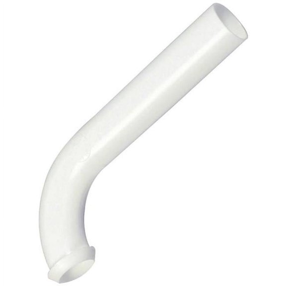 Wall Bend Plastic, 1.25 x 8 - White
