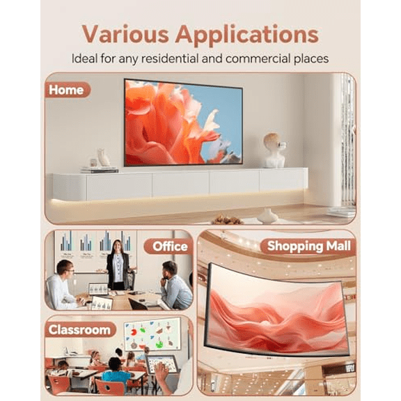 In Wall Cable Management Kit - Hide Wires Wall Mount TV Kit with Wall Cable Pass Through, Complete Cord Hider for Wall Mount TV$$Tools & Hardware Other