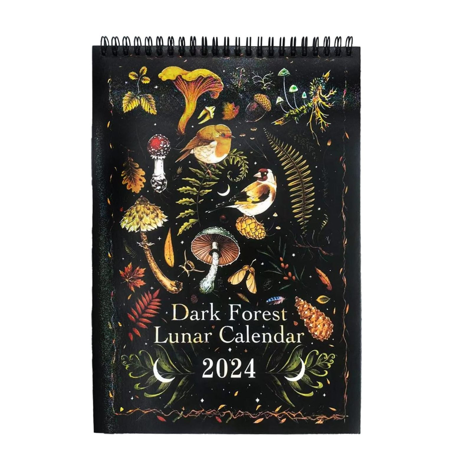 Wall Calendar 2025, Dark Forest Lunar Calendar 2025 2025 with 12 Month