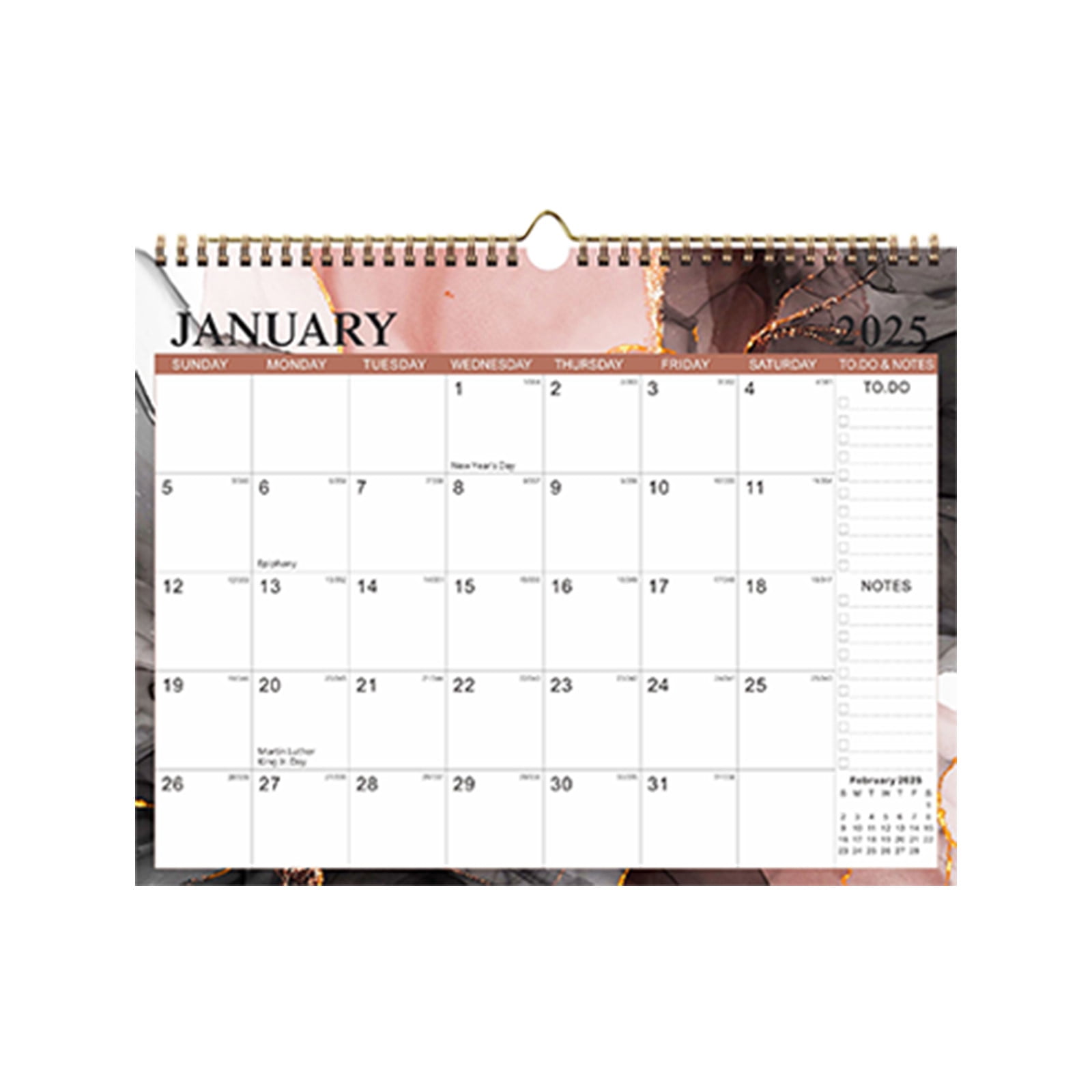 Wall Calendar 20252026, 18 Months Calendar with Thick Paper, Wall