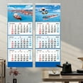 Wall Calendar 2025 Calendar 3 Month Display Large Wall Calendar with