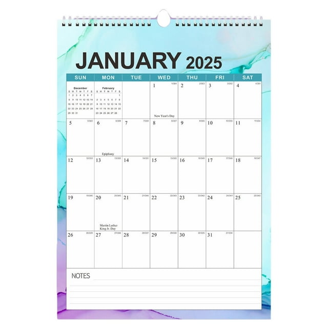 Wall Calendar 2025 Large Wall Calendar 2025 2026 18 Month Vertical Hanging Calendar Wall 2025 17