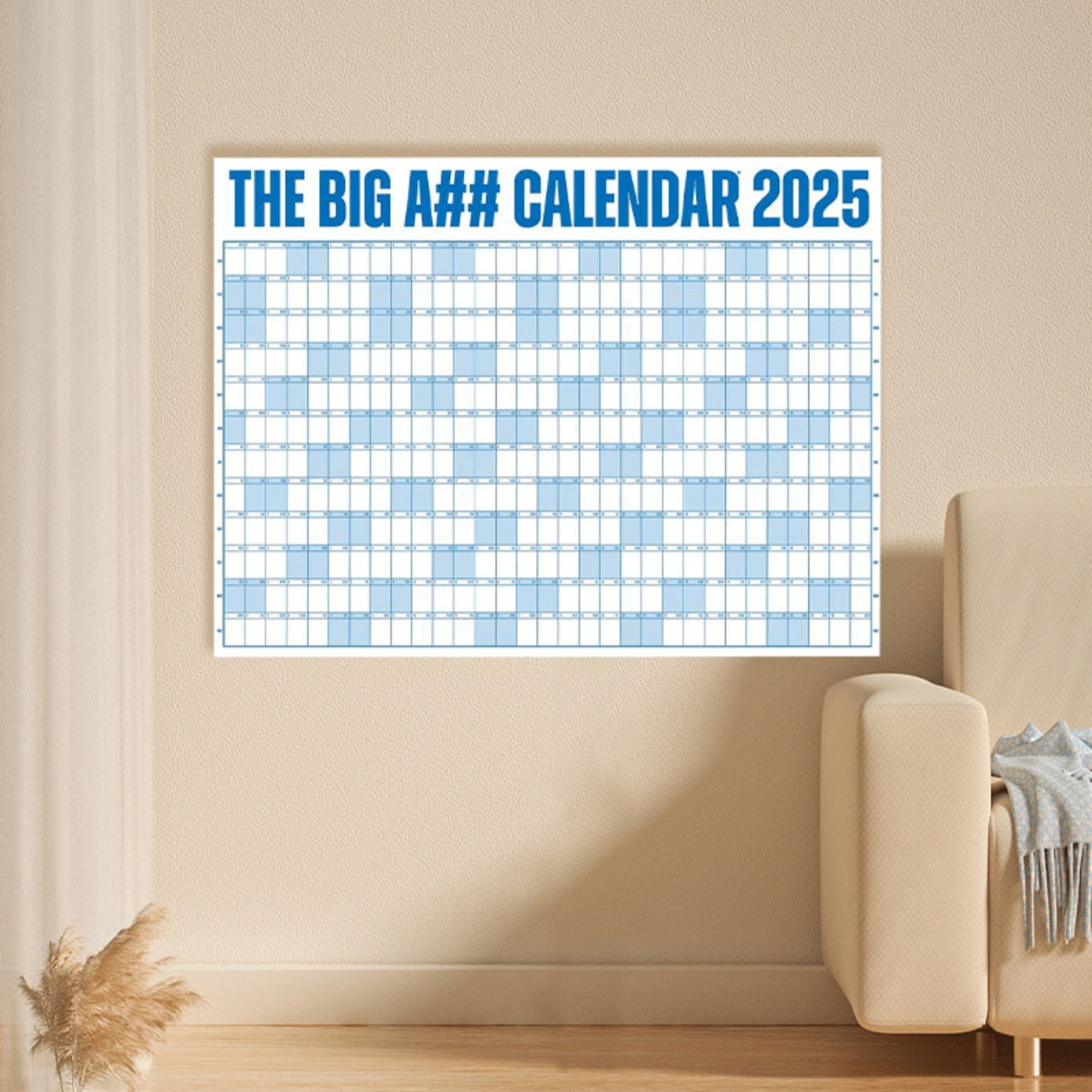 Wall Calendar 2025 Large 36'' X 48'' Calendar For Wall 1 Yearly