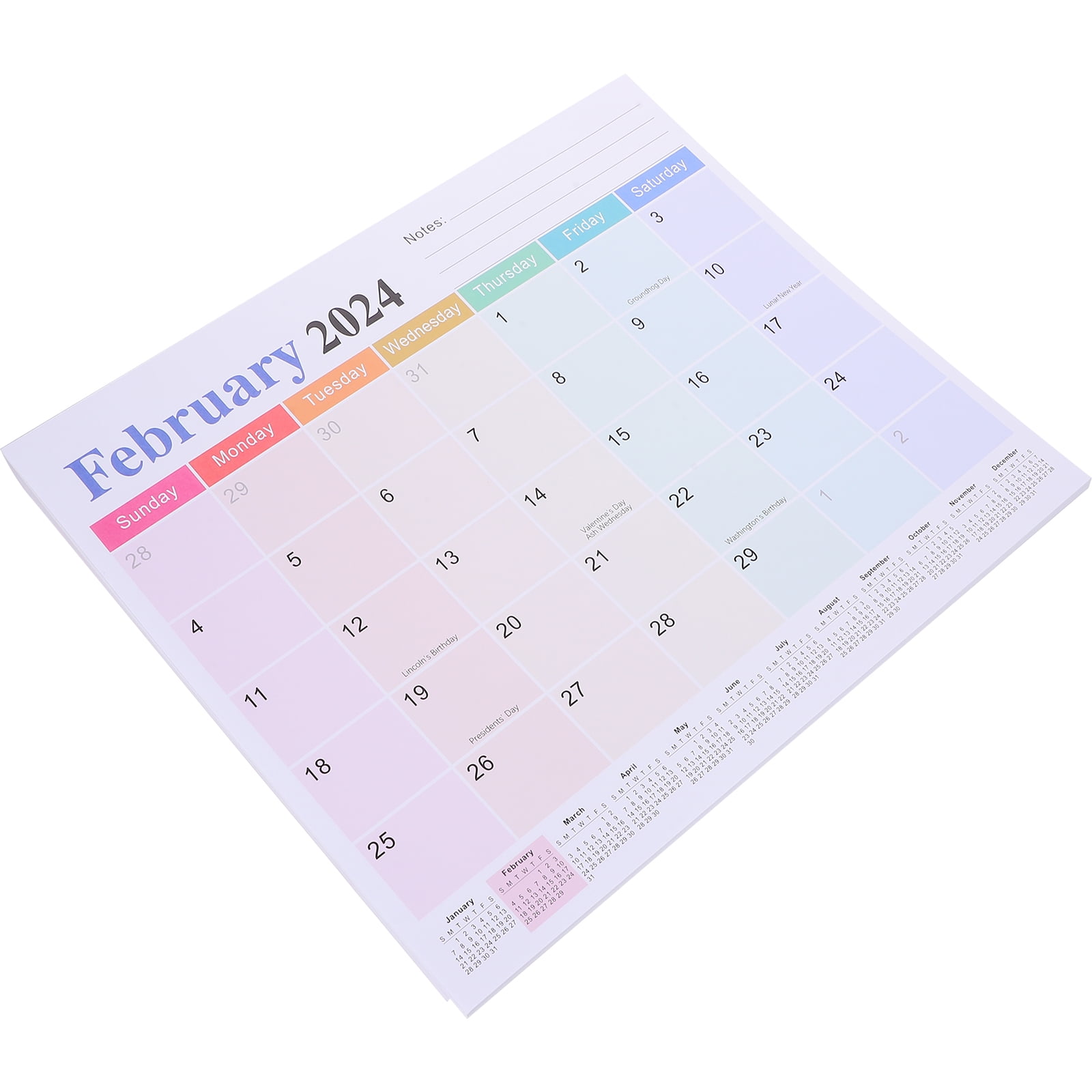 Wall Calendar Fridge Schedule Monthly Planner Desk Calendars