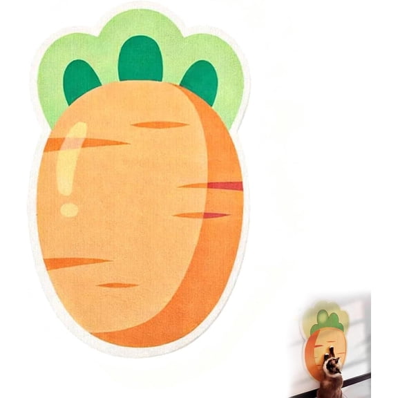 Wall Cat Scratcher, Cat Scratch Guards, 7 Adorable Designs Adhesive Furniture Protector for Doors Walls, 4mm Thick Scratch Proof Pad, Anti Scratch Sticker for Floor Glass Door Tile(B)
