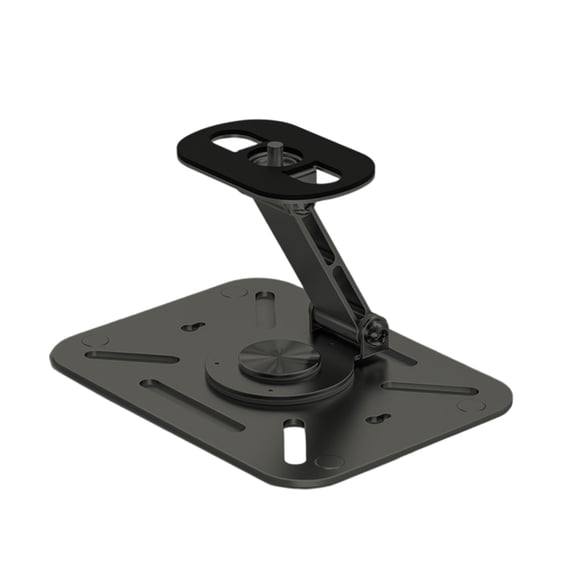 Wall Ceiling Projector Mount Carbon Steel 3kg Load Capacity Projector Stand Foldable For Home Theater Setups