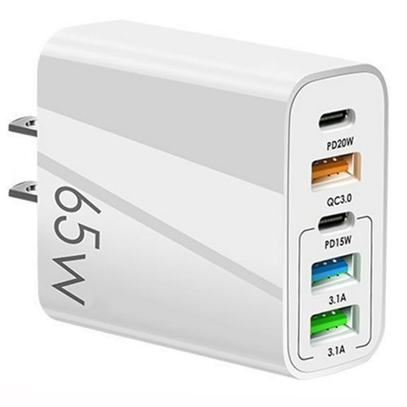 Wall Charger, USB Charger Adapter, TTECH 4.8A 4Multi Port Fast Charging Station Power Base Block Plug Cube Brick Compatible with iPhone 12 11Pro Max/XR/XS/8/7 Plus, Samsung A10e/Note 10+/S10