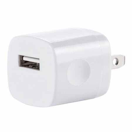Wall Charger, Upgraded 10W 4-port USB Plug Cube Portable Wall Charger Plug for iPhone iPad Android Universal for All USB Charging Devices