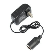 Wall Chargers AC To Converter 2A 24W Car Socket 110 240V To 12V Power Adapter Black