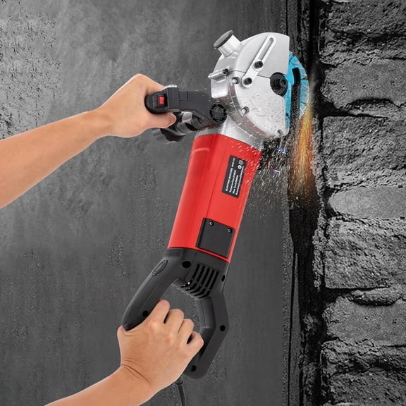 Wall Chaser 3500W 110V Slotted Machine, 5000rpm Concrete Slotting Machine Adjustable Slotting Depth High Efficiency and Precision Concrete Wall Grooving Cutting Machine$$Tools & Hardware Other