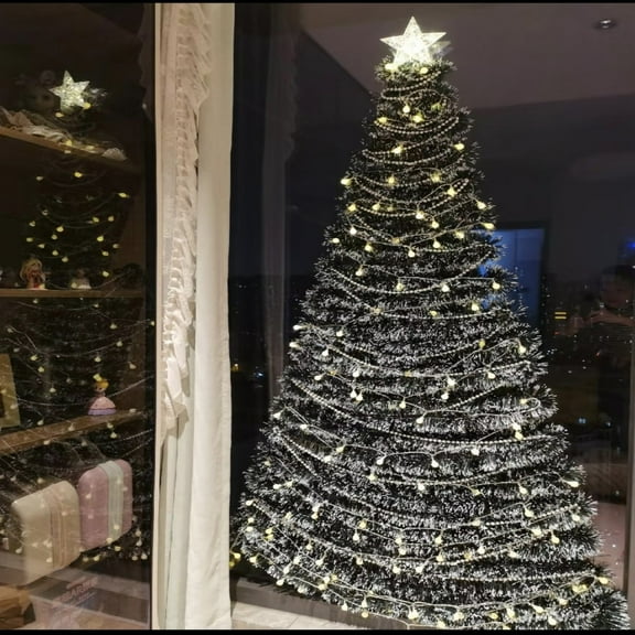 Wall Christmas Tree, Artificial Flat Wall Christmas Tree,Artificial Christmas Garlands with Lights, Artificial Vine Soft Greenery Garland, for Holiday, Fireplace, Mantle, Indoor Decor