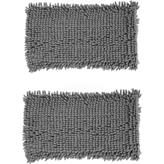 Wall Cleaner Mop Replacement Head, 2 Pack Chenille Reusable Dust Mop Pads for Wall Washer Floor Cleaning, Fit ASIN B0DG4LV7SJ