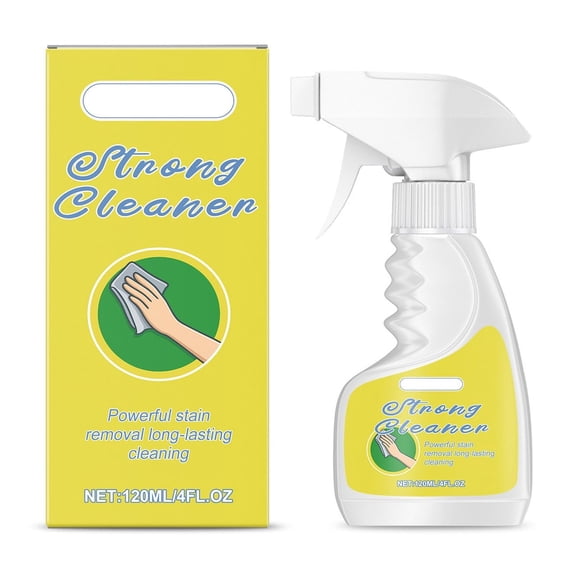 Wall Cleaner Spray, Multipurpose Ceiling and Baseboard Cleaning Spray, for Dirt, Dust, Odor and Stain Remover Yellow
