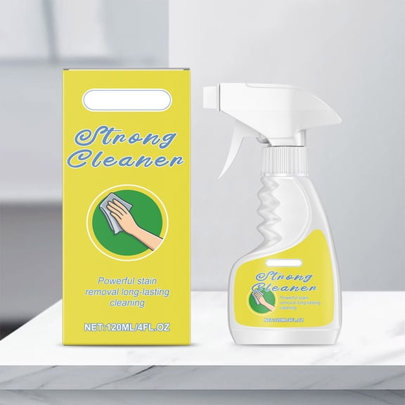 Wall Cleaner Spray, Water Stain Remover for Dirty Walls, Powerful Bathroom Cleaner for All Wall Materials No Scrub Required 120ml