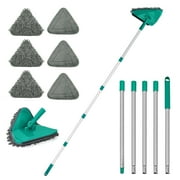 JEHONN Wall Cleaning Mop with Long Handle, Ceiling Cleaner Tool Duster Green