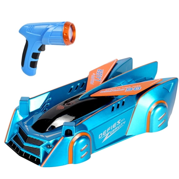 Wall Climbing RC Car, Laser Guided Zero Gravity Remote Control Stunt Car for Ceilings and Walls, USB Rechargeable, Ages 3+ Gift