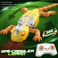 thumbnail image 1 of Wall Climbing RC Gecko Toy, Rechargeable Remote Control Lizard with LED Eyes, Dual Mode Floor & Wall Climbing Toy Gift-Yellow, 1 of 11