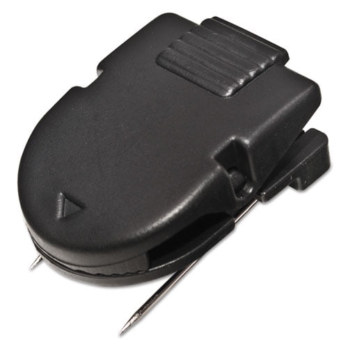 Wall Clips For Fabric Panels, 40 Sheets, Black, 20/box | Bundle of 2 Boxes