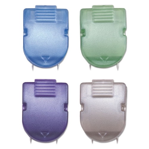 Wall Clips for Fabric Panels, 40 Sheet Capacity, Assorted Metallic Colors, 20/Box Wall Clips for Fabric Panels, 40 Sheet Capacity, Assorted Metallic Colors, 20/Box