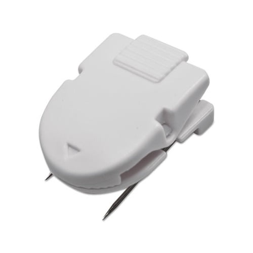 Wall Clips for Fabric Panels 40 Sheets, White, 20/Box
