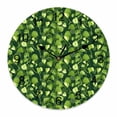 thumbnail image 1 of Wall Clock 14 inch Green Leaf Vines Battery Operated Clocks Silent Non-Ticking Wallclock Spring Plant Round Decorative Wall Clocks for Home Office School, 1 of 8