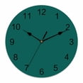 thumbnail image 1 of Wall Clock Aventurine Green Clocks PVC Silent Non-Ticking Battery Operated Decorative Simple Style Round Clock for Home Living Room Kitchen Bedroom Office School Wall Decor 14 Inch, 1 of 9