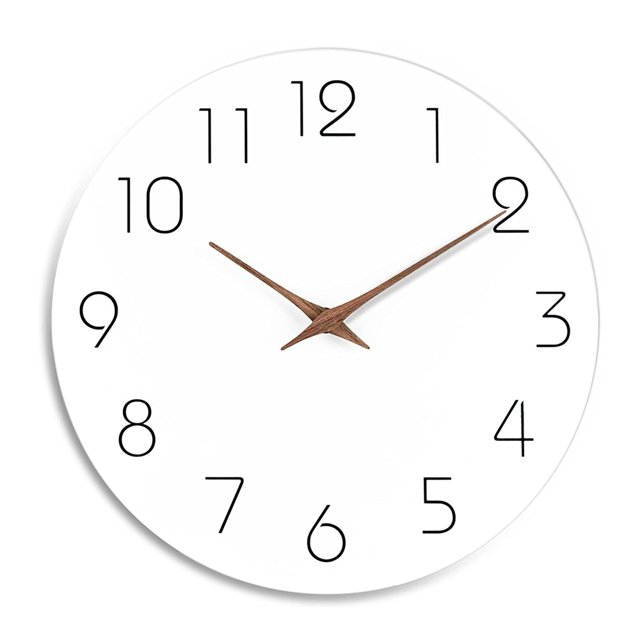 Wall Clock Bathroom Analog Small Wall Clocks Battery Operated Silent