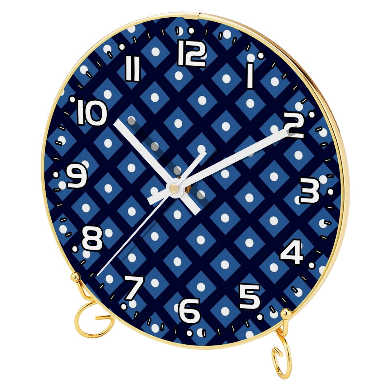 Wall Clock Battery Operated Easy to Read Round Silent Clock 9.4 in