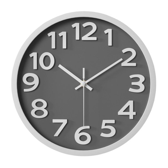 Wall Clock Battery Operated Silent Non-Ticking Easy to Read Clear Print Decorative Large Number Accurate Time Home Office School Digital Clock Bedroom Stuff