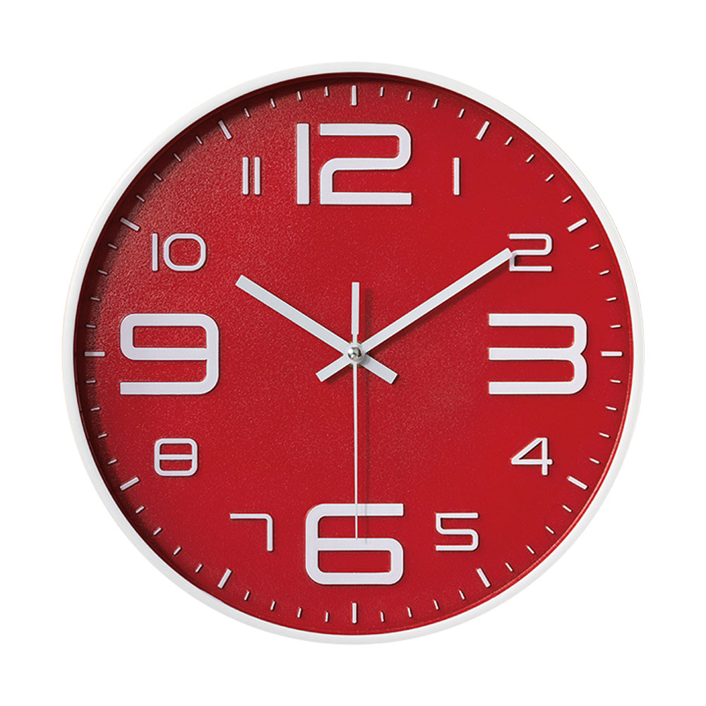 Wall Clock Battery Operated Silent NonTicking Wall Clock Modern Design