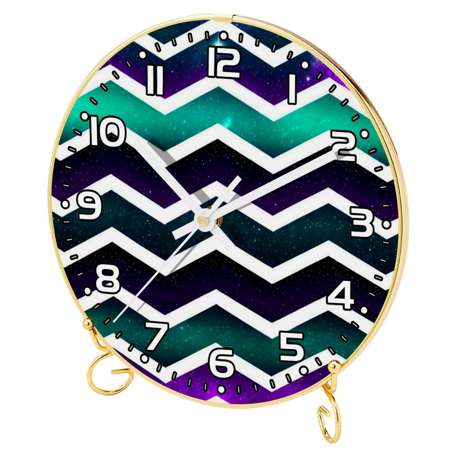 Wall Clock Clocks for Bedroom Battery Operated Round Silent Clock 9.4