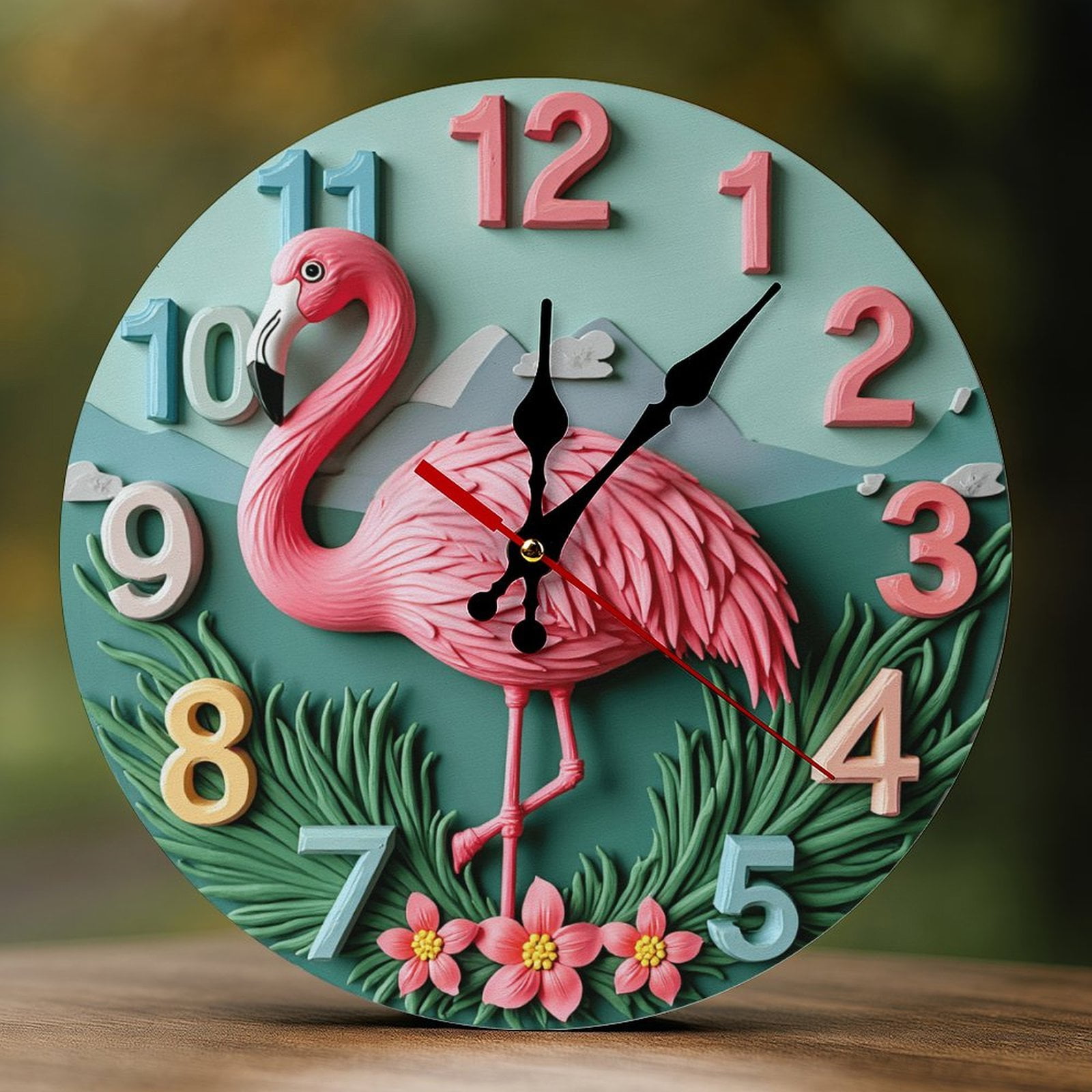 フラマン(FLAMANT)の掛け時計 Flamingo Clock
