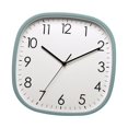 thumbnail image 1 of Wall Clock Digital Lightweight Hanging Design Non Ticking Creative Large Square Multifunction Art for Dining Room Green, 1 of 8
