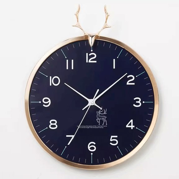 Wall Clock High-end Luxury Quartz Clock, Suitable for Living Room, Study, Bedroom.