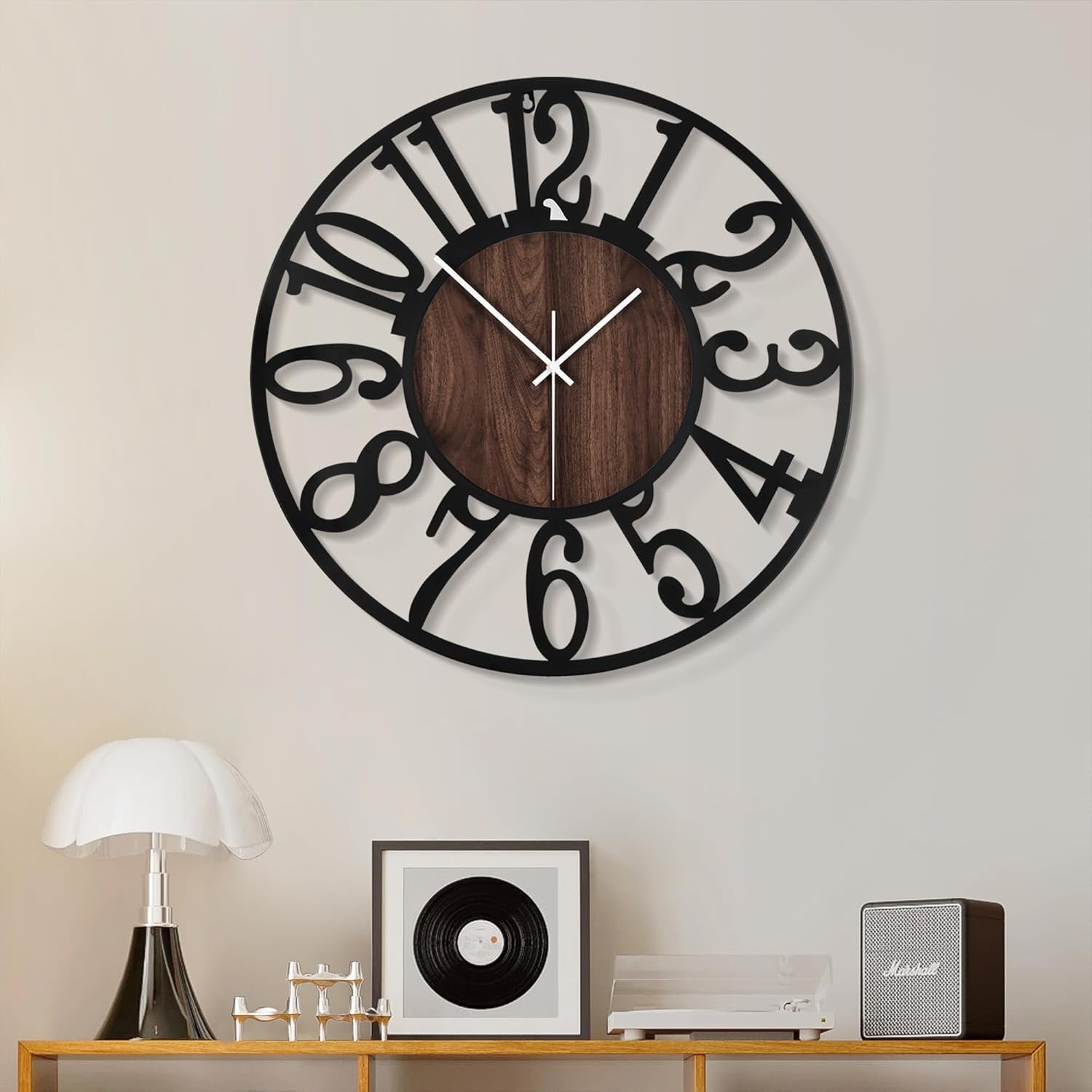 View of Wall Clock for Living Room -16