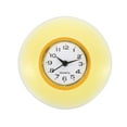 thumbnail image 1 of Wall Clock Mini Cute Bathroom Mirror Suction Waterproof Shower Clock, Yellow, 1 of 7