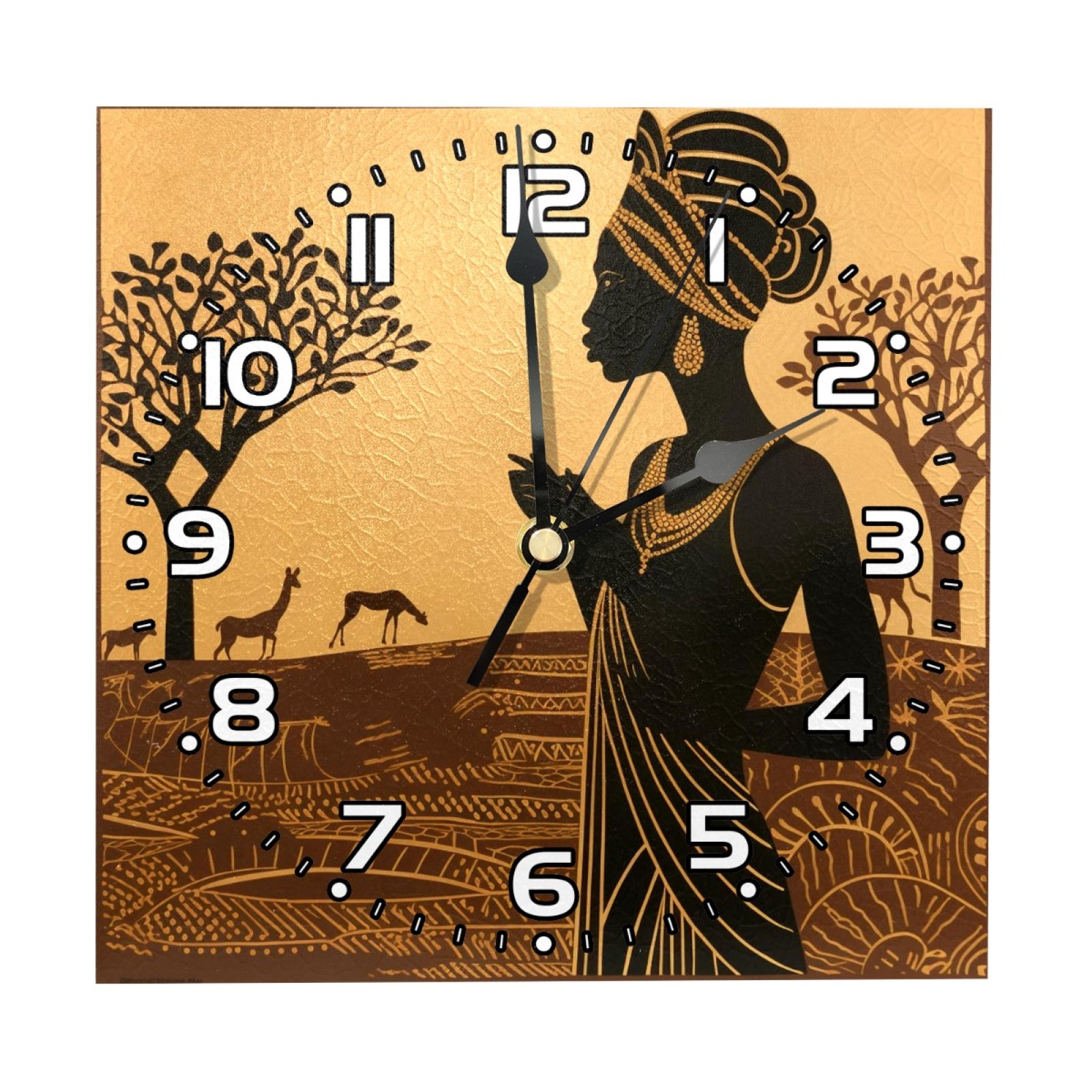 Wall Clock Modern Clocks Battery Operated Square Silent Clock 7.87 in