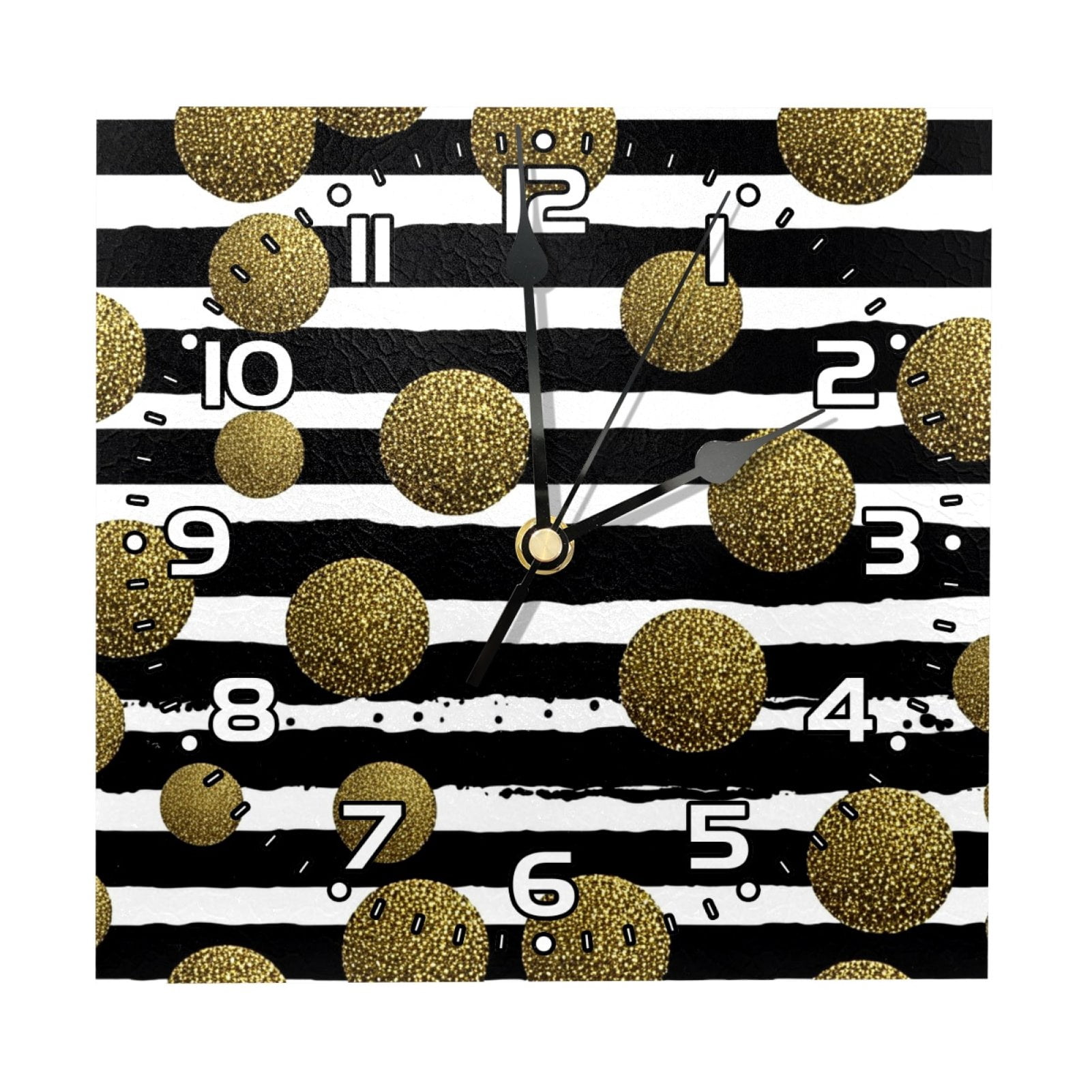 Wall Clock Modern Clocks Battery Operated Square Silent Clock 7.87 in ...
