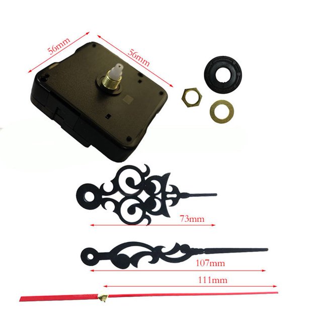 Wall Clock Movement Mechanism Kit Battery Operated DIY Repair