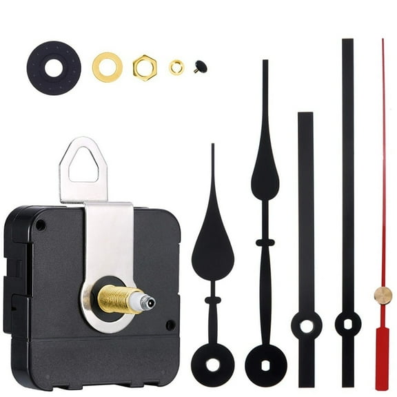 Wall Clock Quartz Movement Kit 20Mm Shaft Length Thread Height 117Mm With Hands