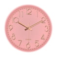 thumbnail image 1 of Wall Clock Silent Non-Ticking Battery Operated Round Modern Wall Clock for Office School Home Living Room Bedroom Bathroom Kitchen Decor 12-inch, 1 of 5