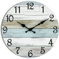 thumbnail image 1 of Wall Clock Silent Non Ticking Wall Clocks Battery Operated, Rustic Coastal Country Clock Decorative for Bathroom Kitchen(10 Inch), 1 of 7