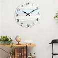 thumbnail image 1 of Limited Time Deals!Wall Clock Silent Non Ticking Wall Clocks Battery Operated，for Bathroom， Living Room， Kitchen， Bedrooms(C，1 * Rural Style Wall Clock）, 1 of 7